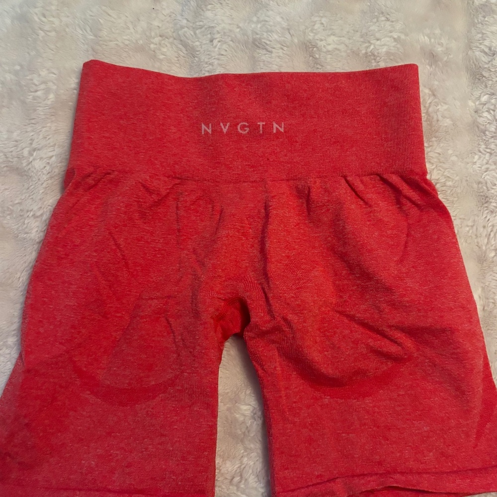 NVGTN Candy Apple Contour Seamless Shorts - Small - Picture 3 of 3